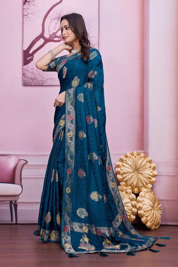 DOLA SILK JACQUARD JARKAN SIROSKI WORK