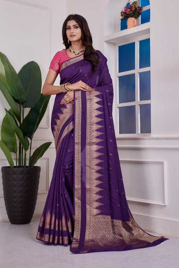 DOLA SILK VIVING ZARI SAREE